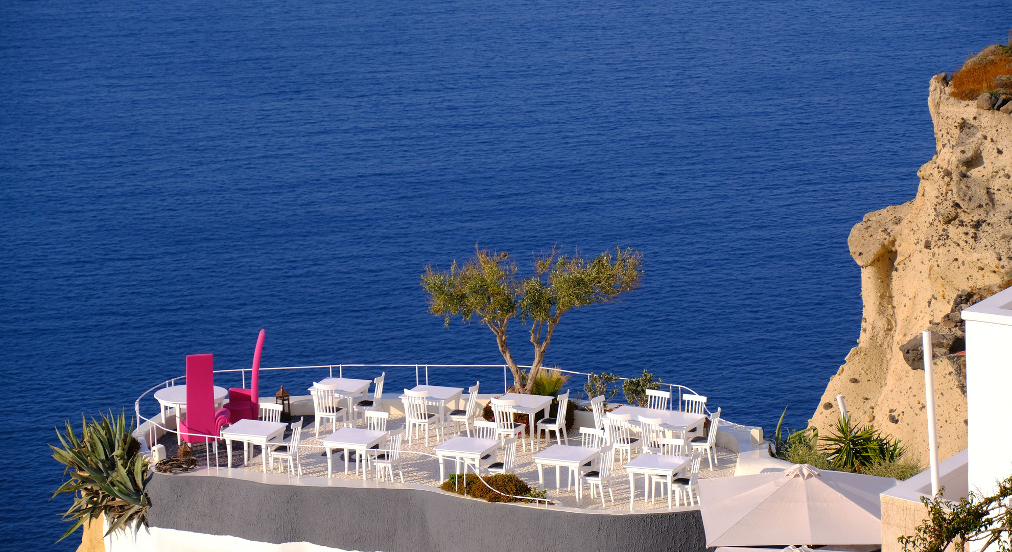 ...die schönste Terrasse in Oia...