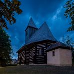 Die Schrotholzkirche in Wespen 