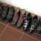 Die Schuhe sind geputzt.