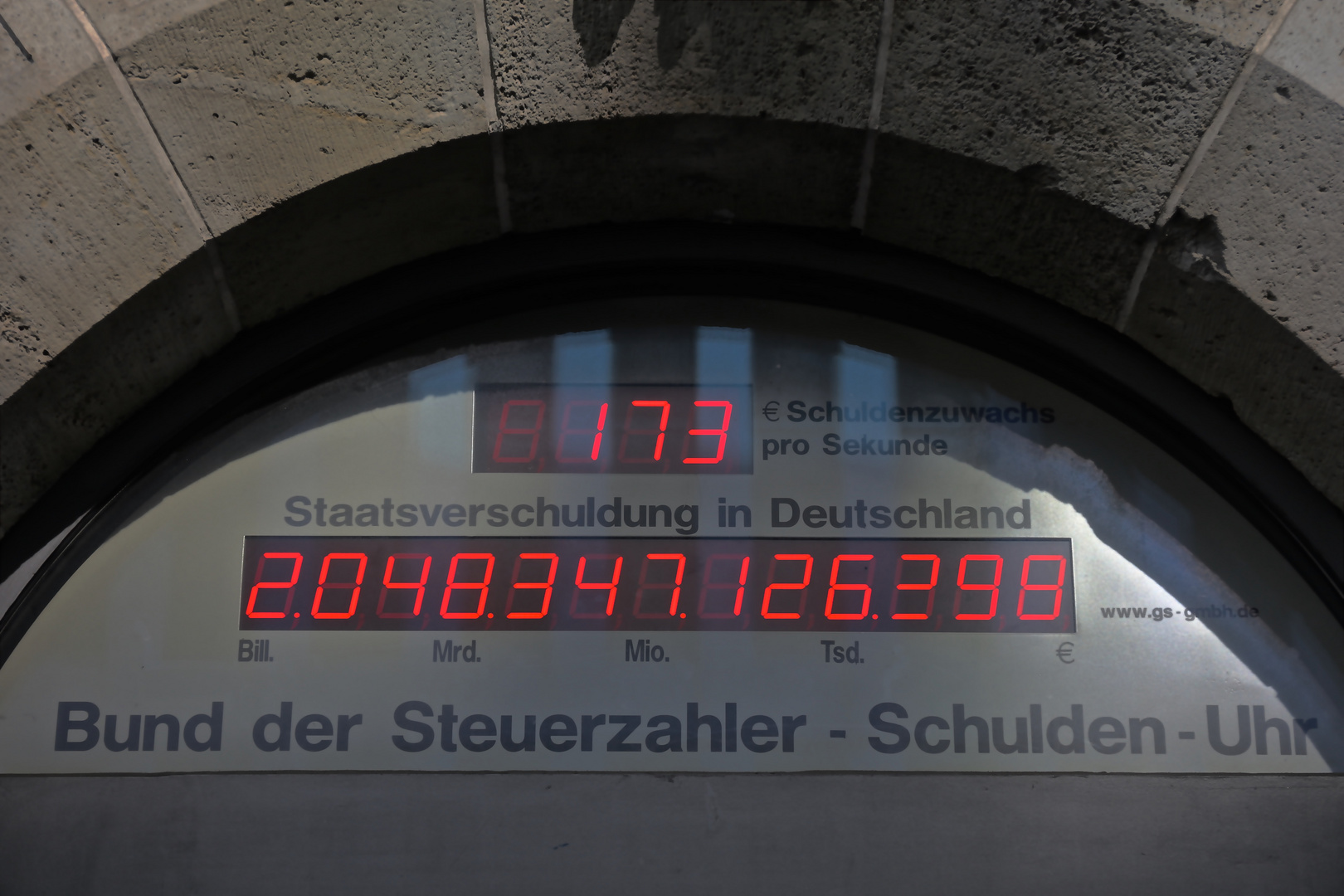 Die Schulden-Uhr am 15.02.2015  12:47