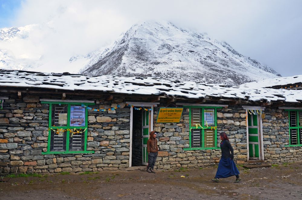 Die Schule von Samdo in der Manaslu-Region