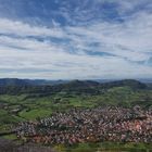 Die schwäbische Alb von der Burg Hohenneuffen