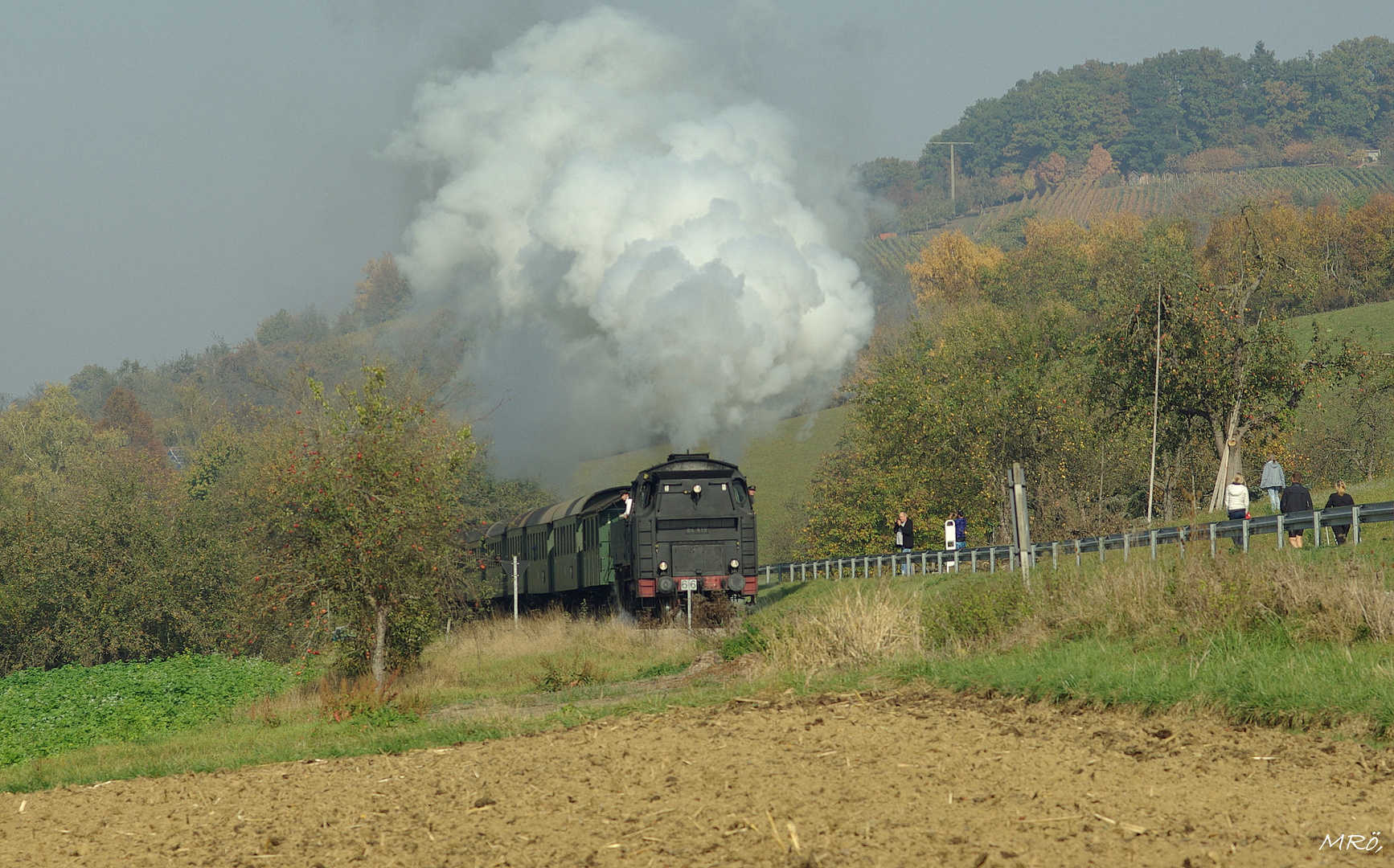 Die Schwäbische Eisenbahn auf dem Weg nach Neuffen !