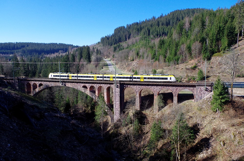 Die Schwarzwald-S-Bahn unterwegs