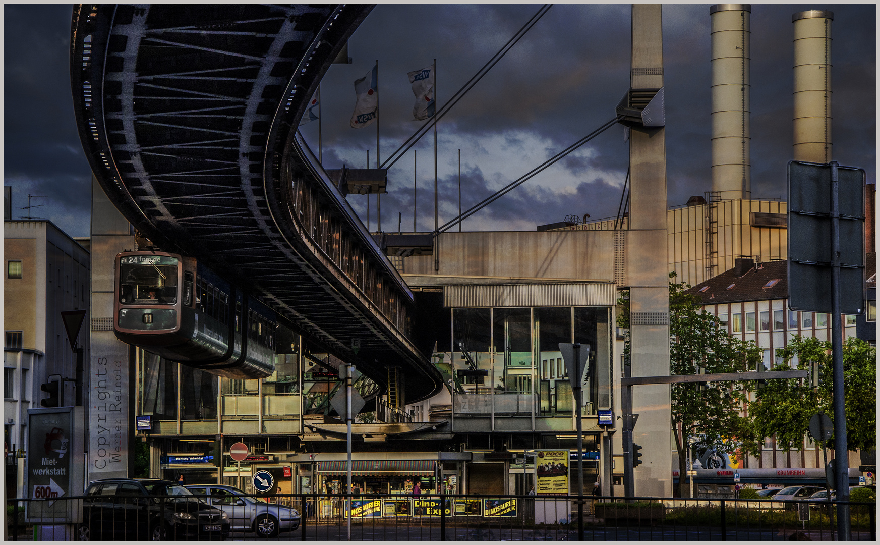 Die Schwebebahn in Wuppertal