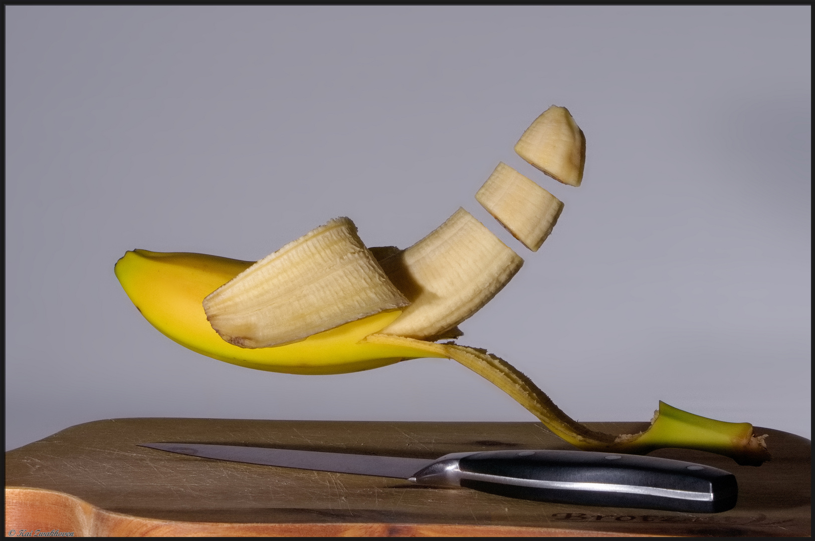 die schwebende Banane