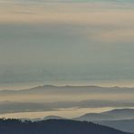 Die Schweizer Alpen aus der Sicht des Hochblauen