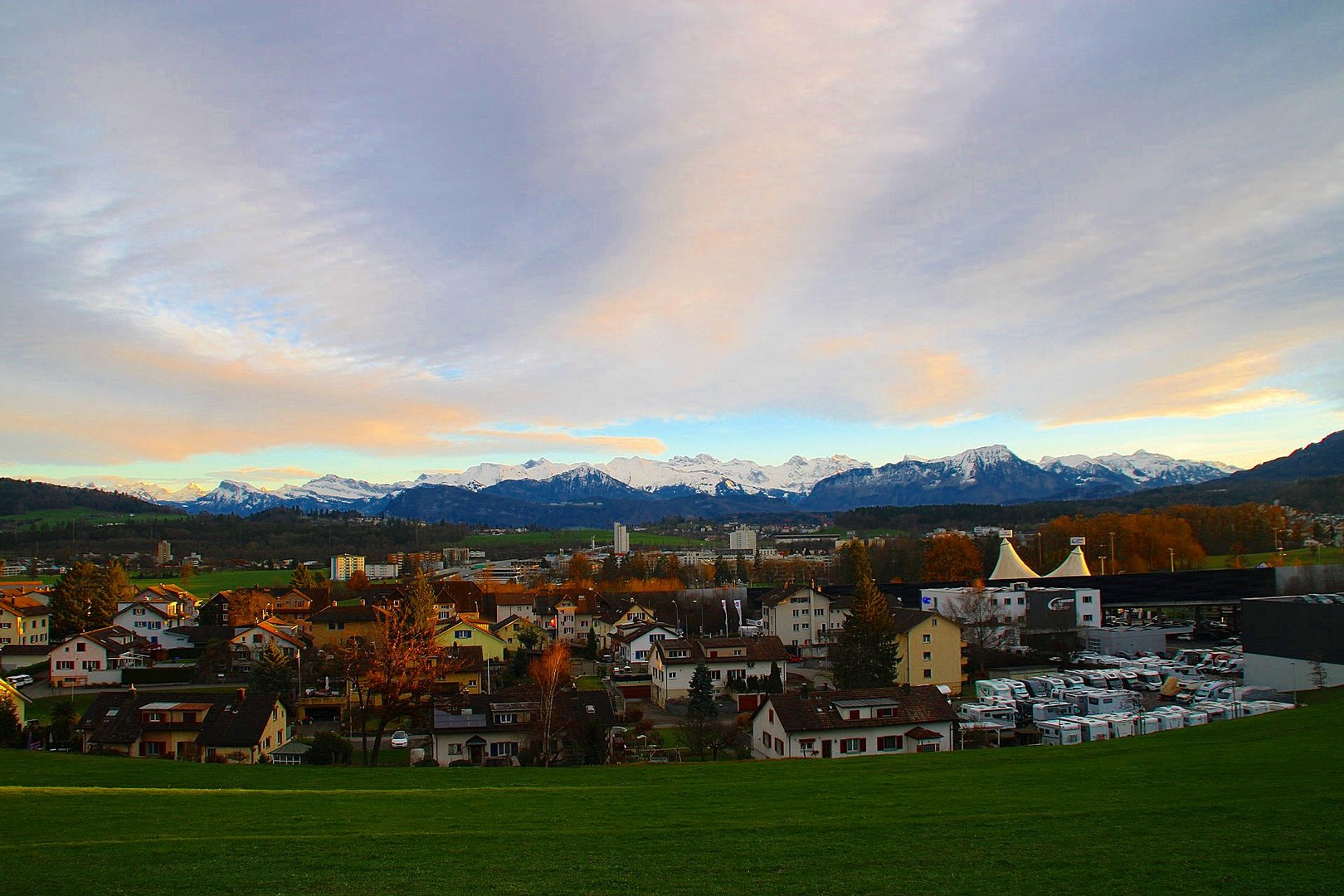 Die Schweizer Alpen sind sehr schön...