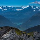 Die Schweizer Berge vom Pilatus aus gesehen