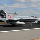 Die Schweizer F-18 mit Tigermotiv