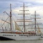 die "SEA CLOUD II" verabschiedet sich...