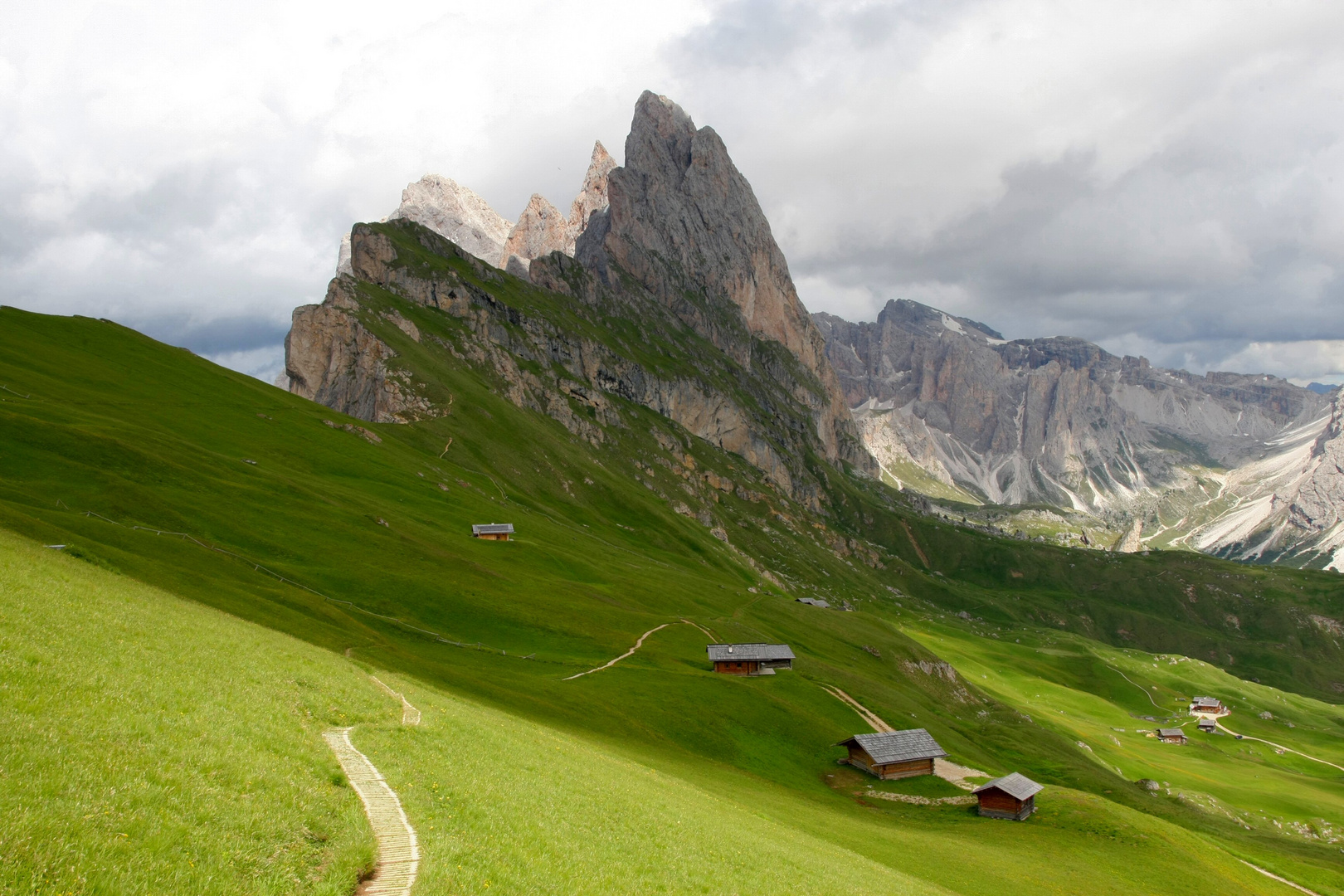 Die Seceda mit der Geislergruppe