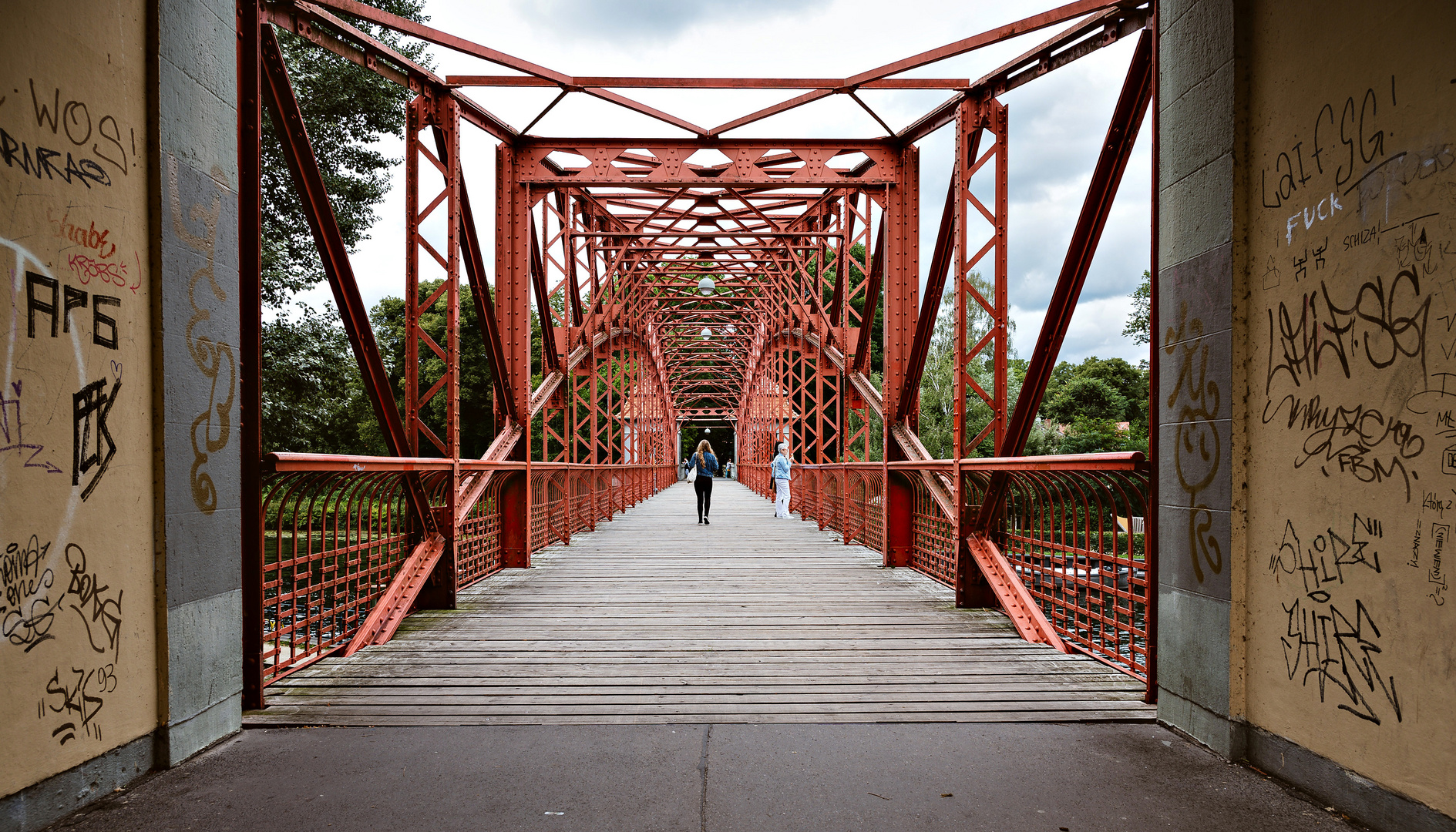 Die Sechserbrücke in Berlin-Tegel