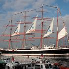 Die "SEDOV" im Hafen von Valparaiso