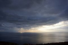 Die See vor El Hierro und das Sonnenlicht des Frühlings