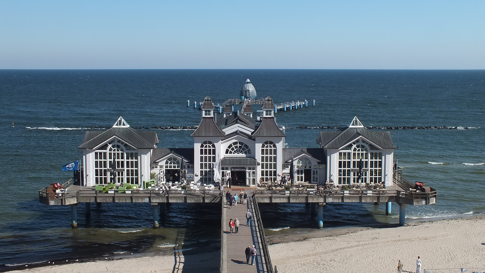 Die Seebrücke bei Kaiserwetter