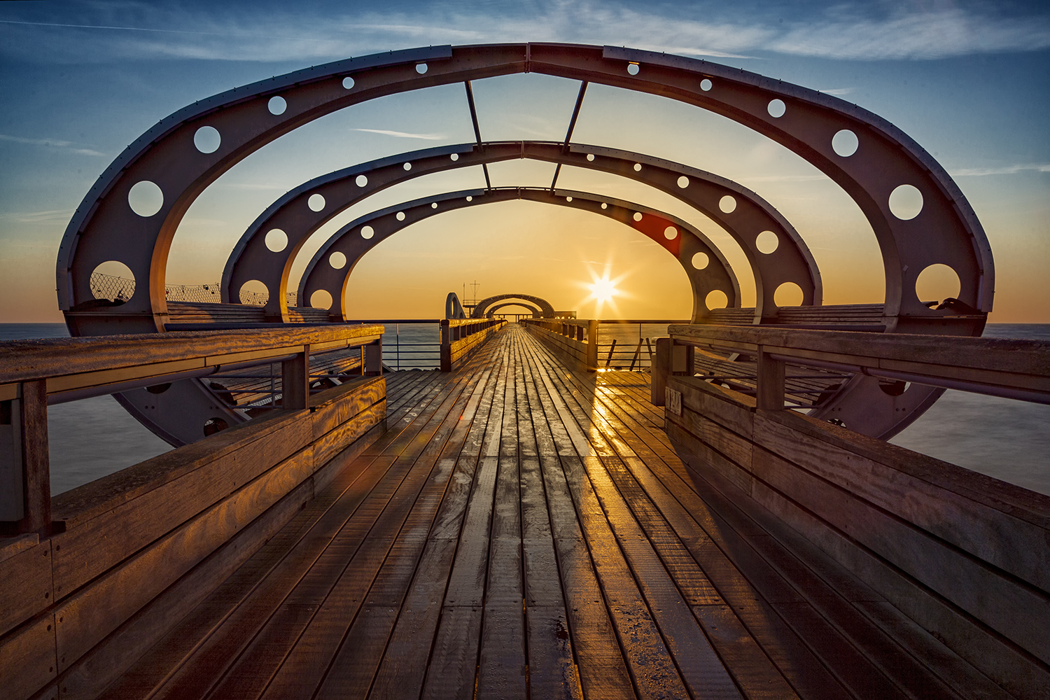 Die Seebrücke in Kellenhusen