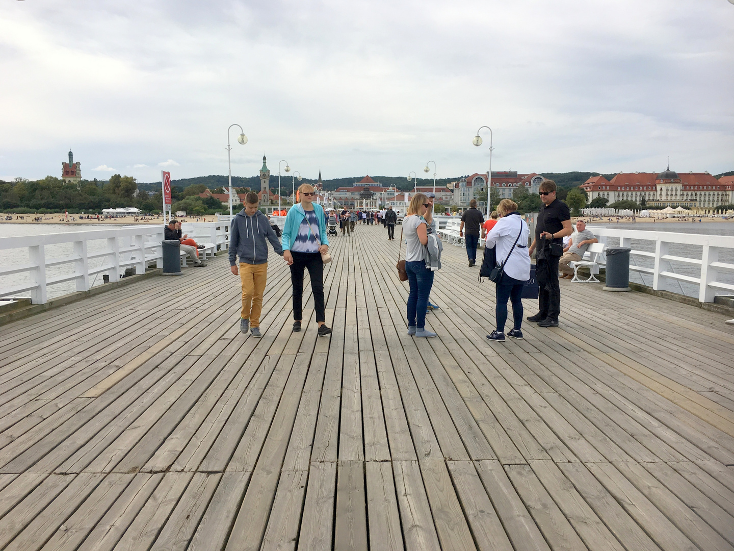 Die Seebrücke in Zoppot