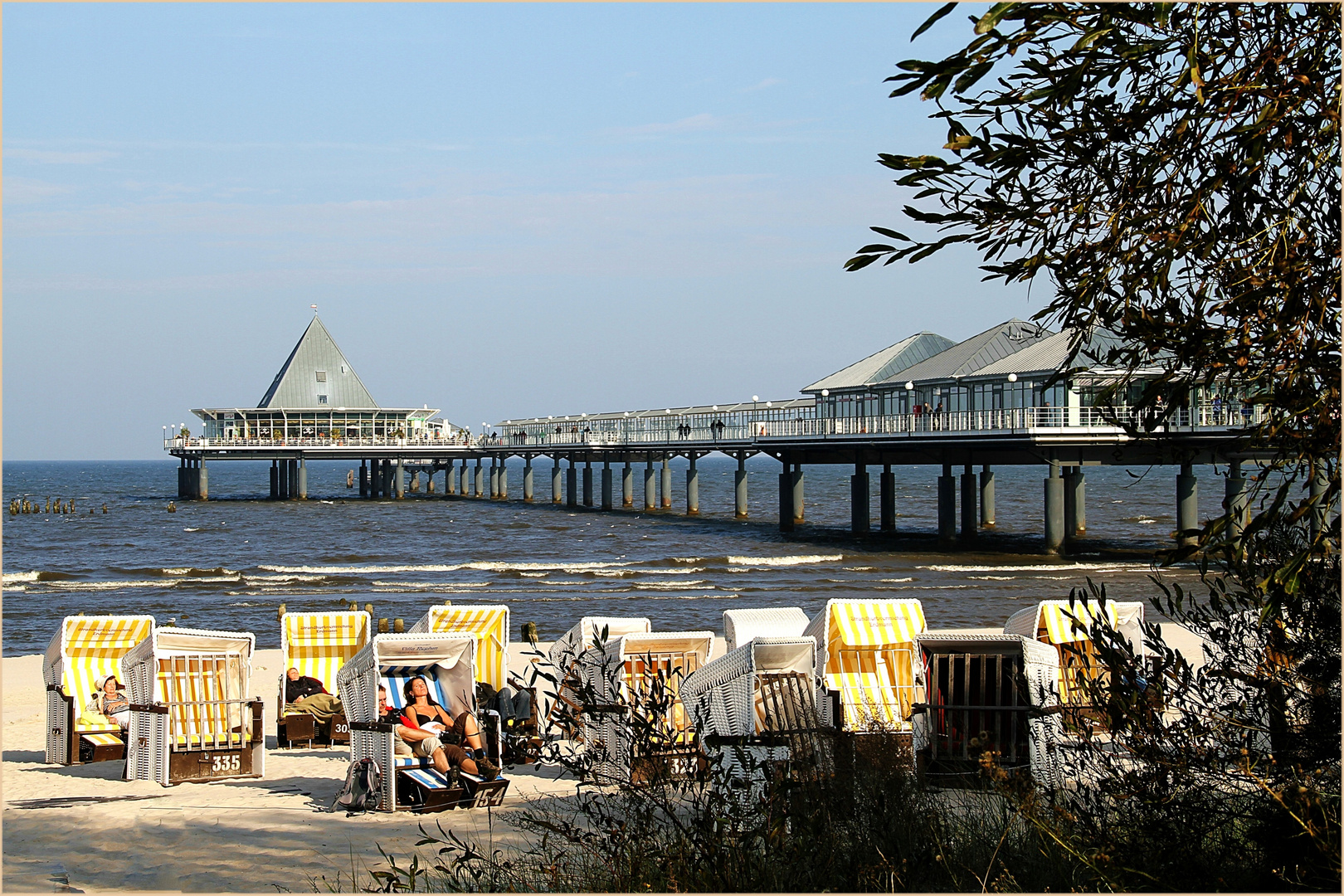 die Seebrücke von Heringsdorf ... auf Usedom