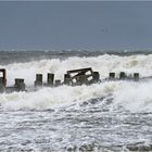 Die Seebrücke wird zerlegt..