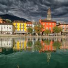 Die Seepromenade von Ascona...