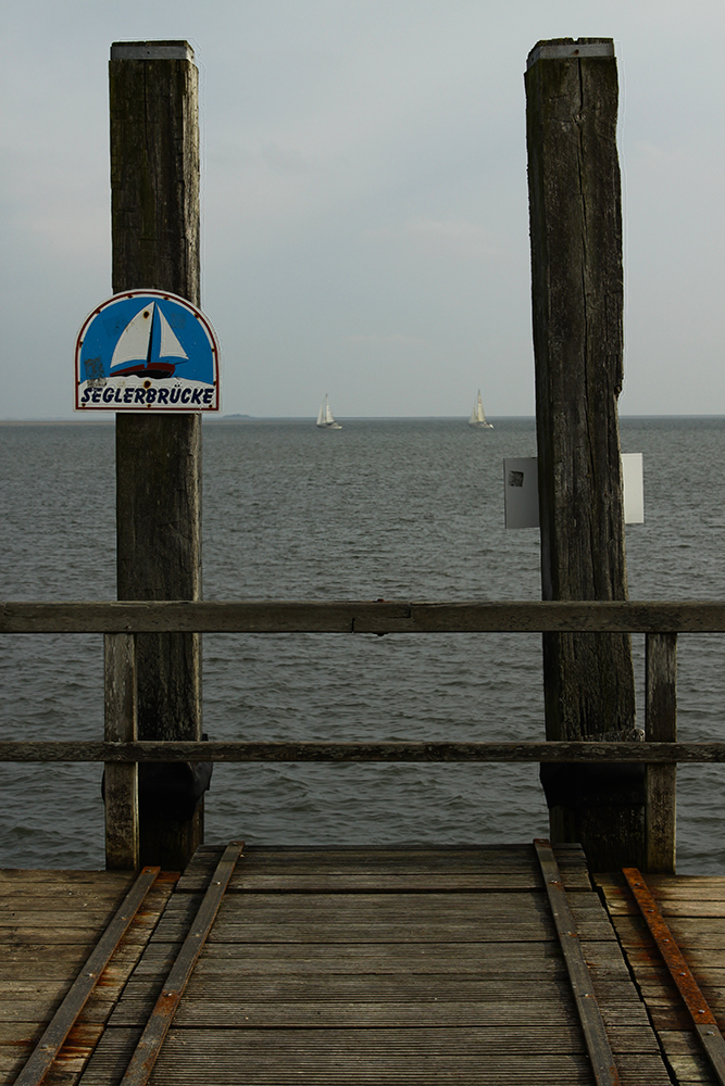 Die Segler vor der Seglerbrücke