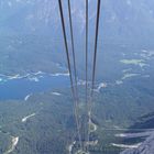 Die Seilbahn zur Zugspitze...eine wirklich steile Auffahrt!