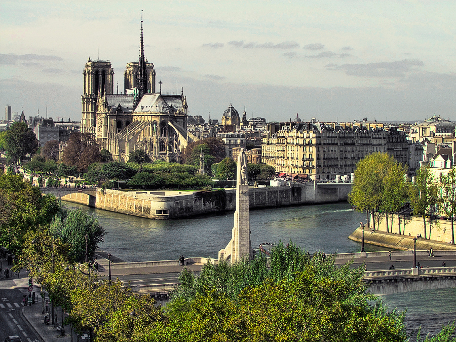 Die Seine Inseln Île Saint-Louis und Île de la Cité - Paris III