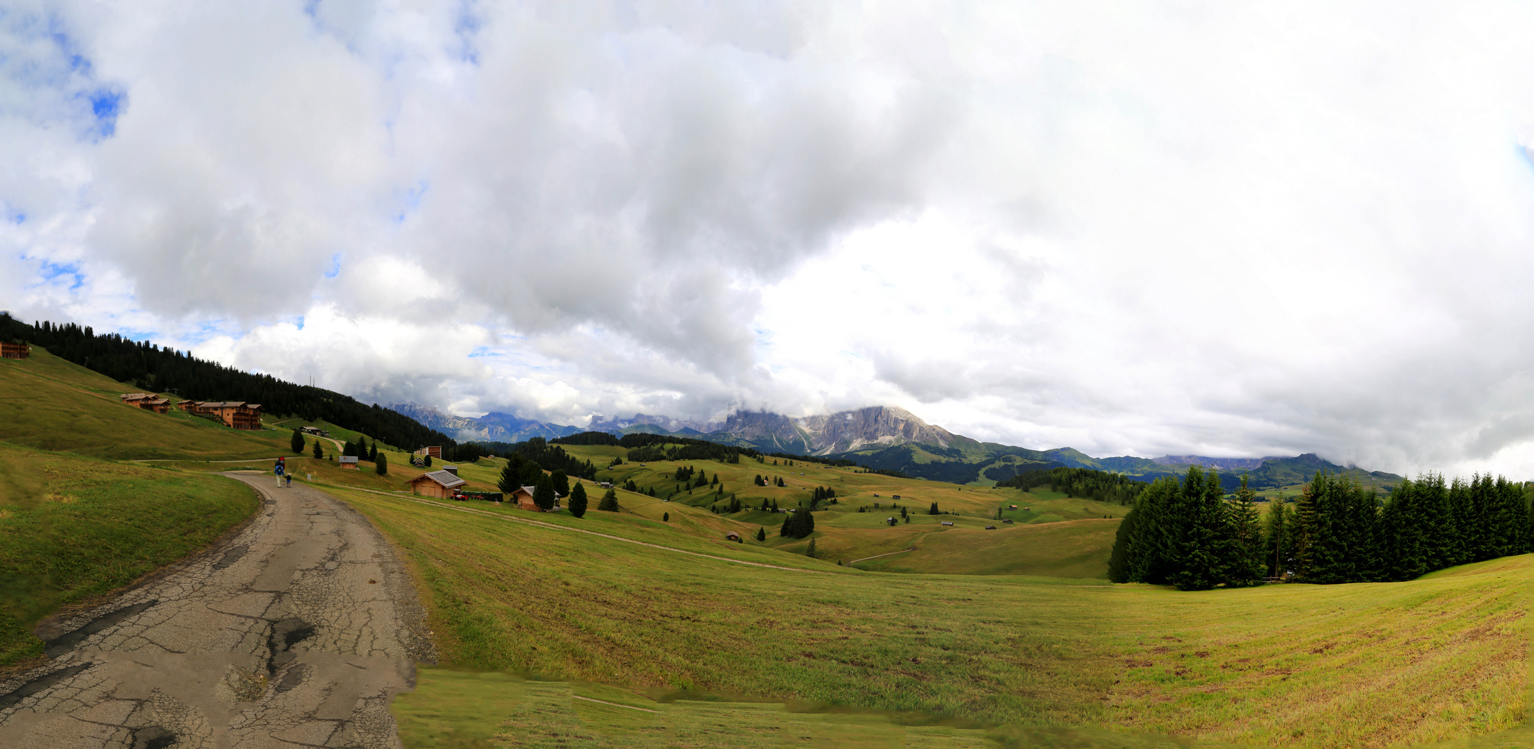 die Seiser Alm im August