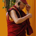 Die Seitenanasicht Dalai Lama