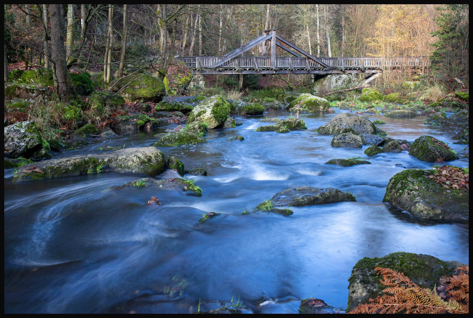 " Die Selbitz im Höllental "