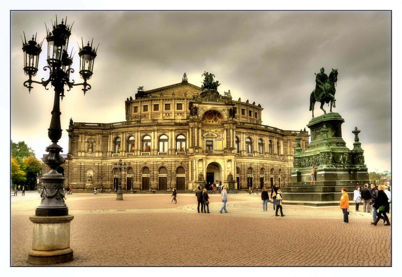 Die Semper-Oper zu Dresden