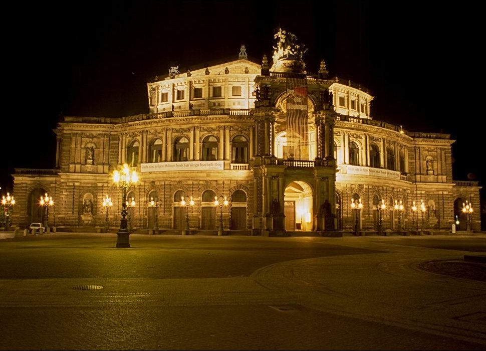 Die Semperoper...