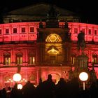 Die Semperoper Dresden Nachts beim SemperOpernball