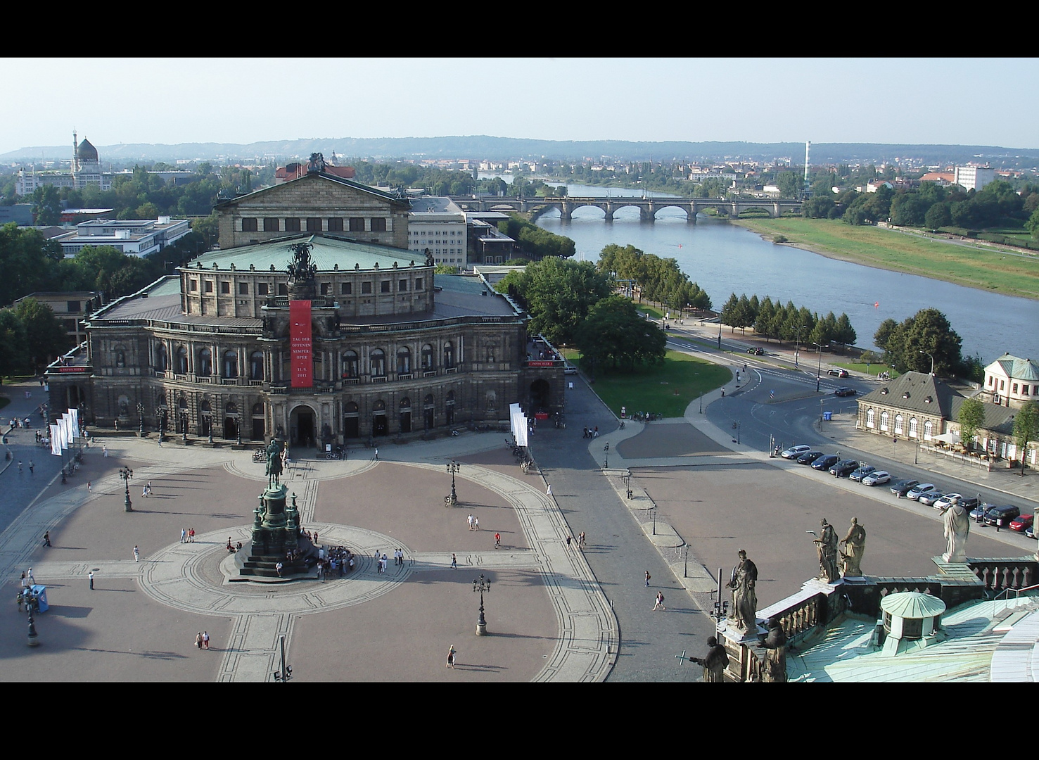 Die Semperoper in Dresden