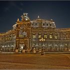 Die Semperoper in Dresden