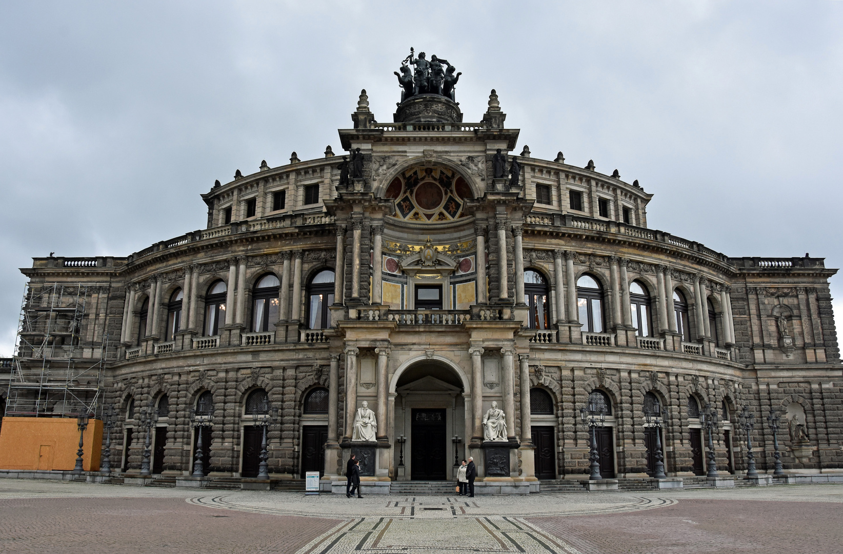 Die Semperoper in Dresden