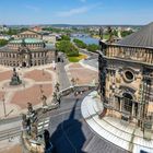 Die Semperoper vom Hausmannsturm