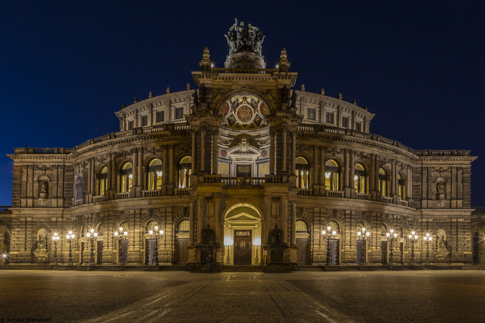 Die Semperoper zu Dresden