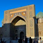 Die Sher-Dor-Madrasa in Samarkand