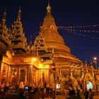 Die Shwedagon-Pagode in Yangon