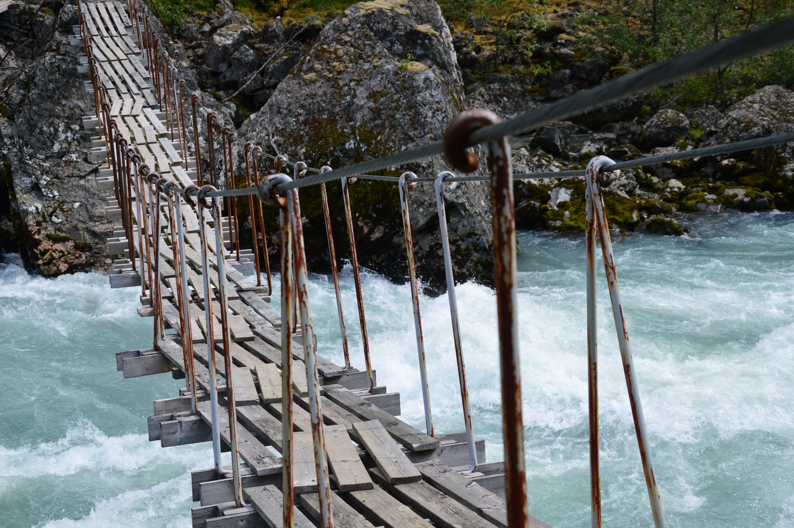 Die sicherste Brücke Norwegens (Utladalen National Park)