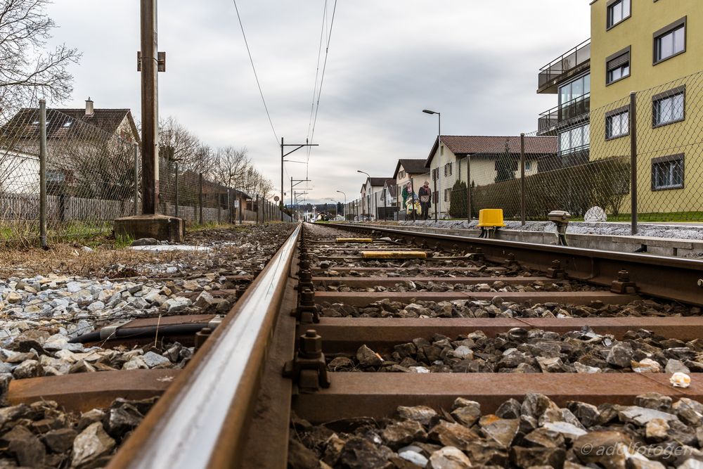 die Sicht der Bahn