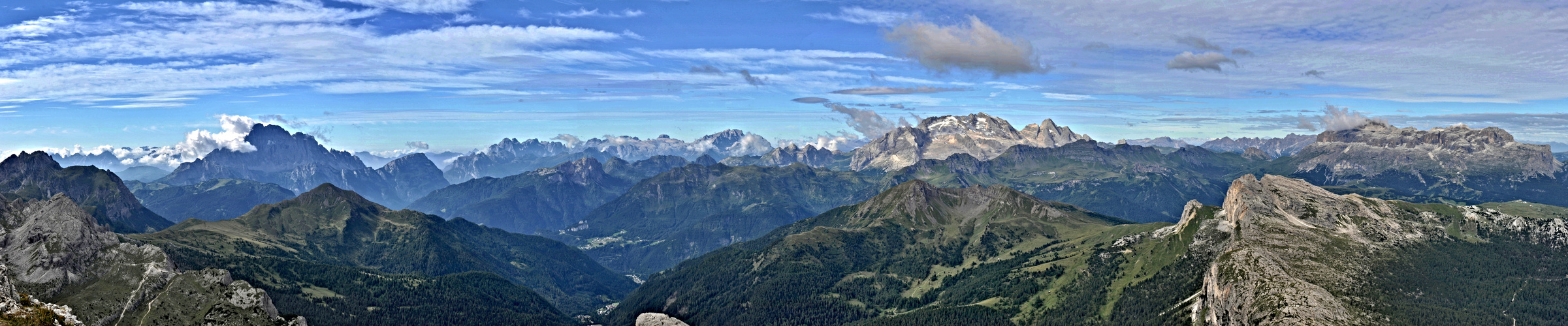 Die Sicht vom Kleinen Lagazuoi