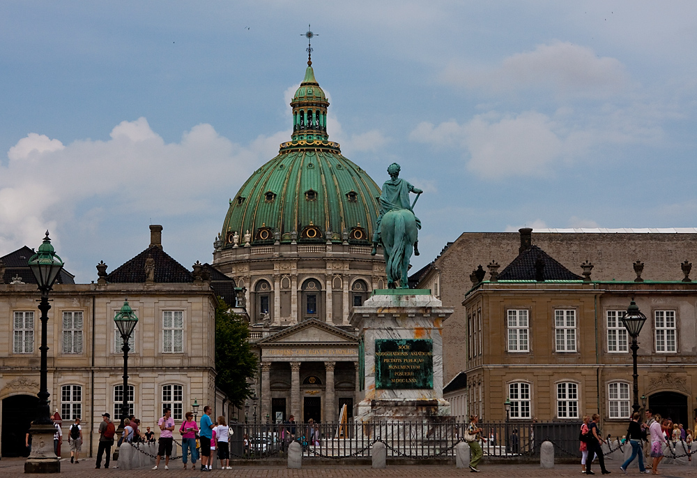 Die Sichtachse zur Kirche