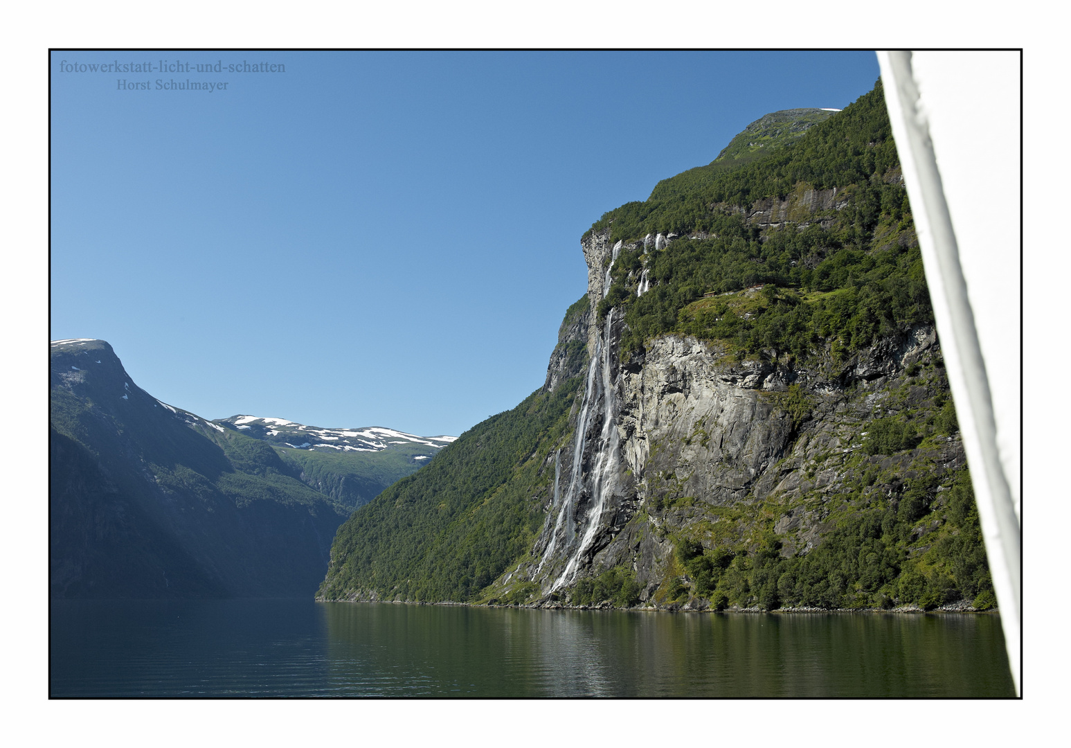 Die sieben Schwestern - Geirangerfjord, Norwegen