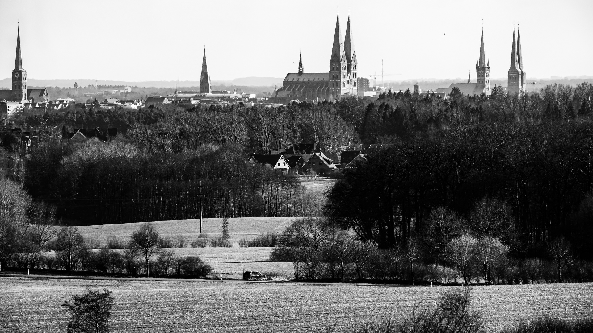 Die sieben Türme von Lübeck