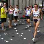 Die Siegerin beim Kölauf in Düsseldorf