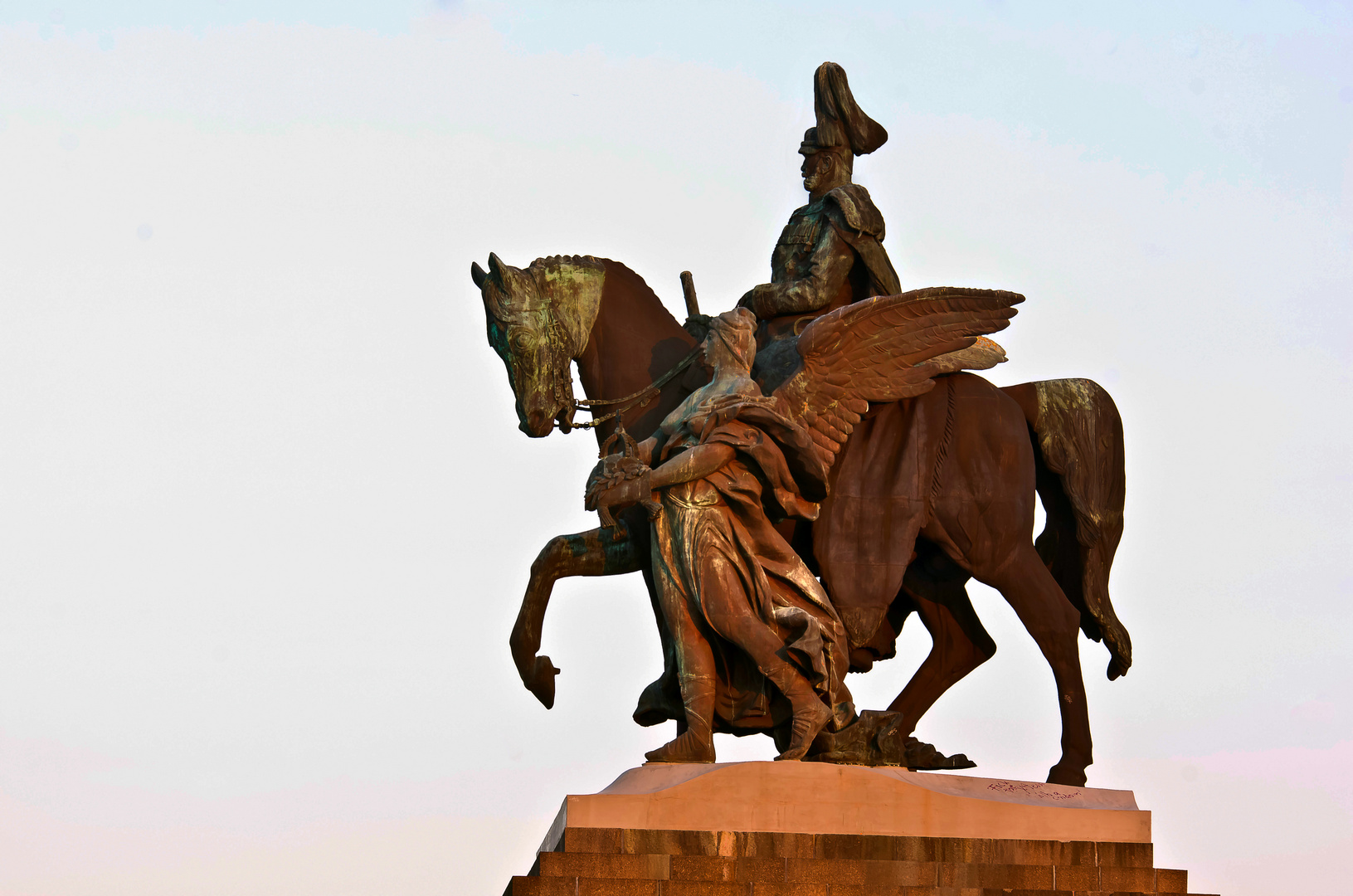 Die Siegesgöttin am Reiterstandbild Deutsches Eck, Koblenz