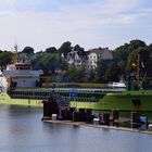 Die SIEGFRIED LEHMANN vor der Schleuse Kiel Holtenau